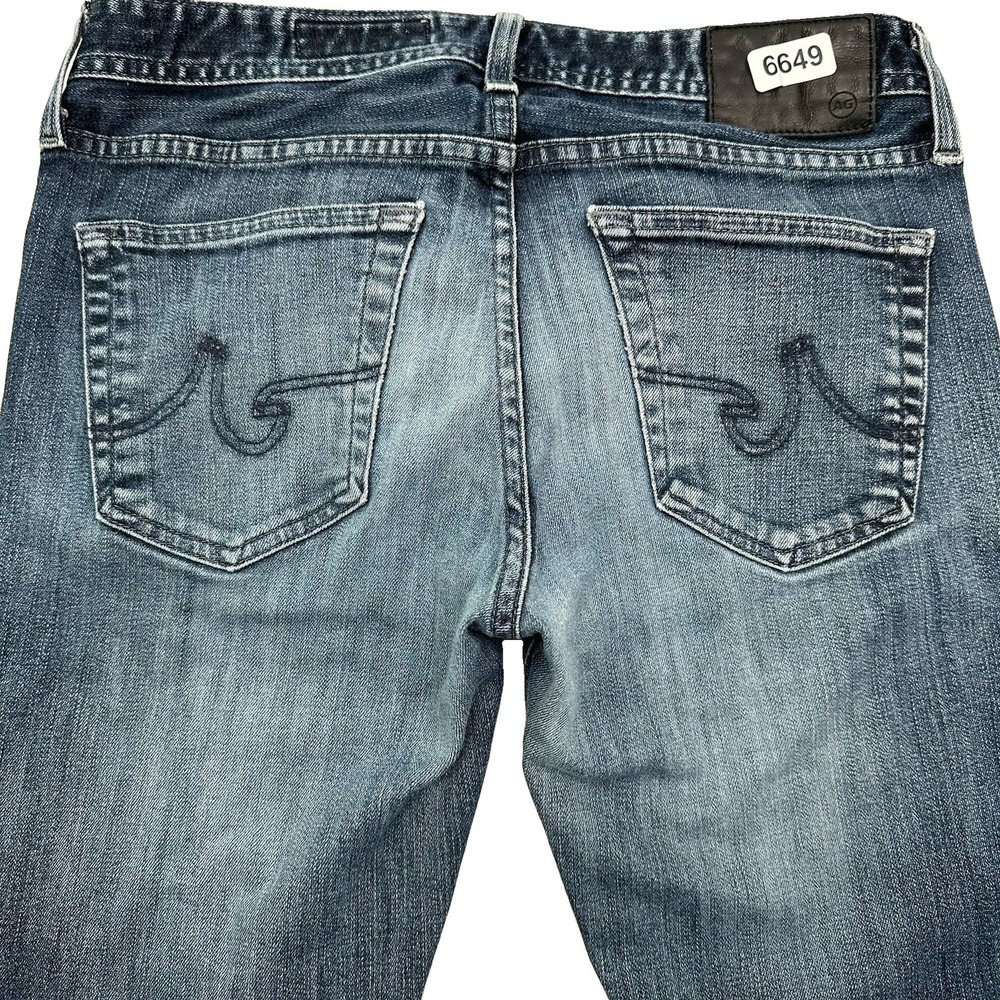 AG Adriano Goldschmied The Matchbox Jeans Men's 31x28 Slim Straight Dark Blue